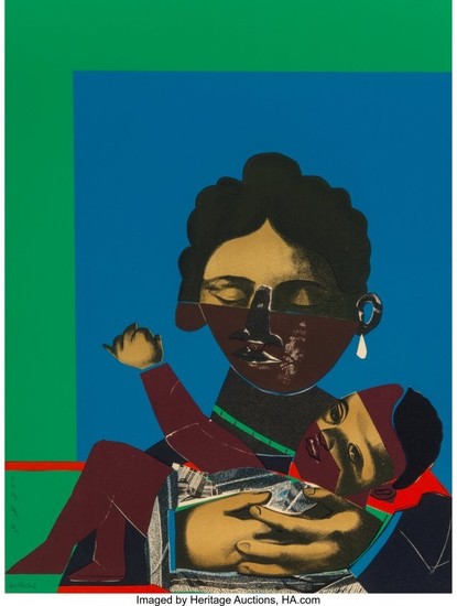 65003: Romare Howard Bearden (1911-1988) Mother and Chi