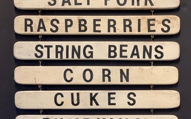 7 Slat Farm Stand /Country Store Hanging Signs