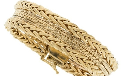 74003: Gold Bracelet Metal: 14k gold Gross Weight: 42.