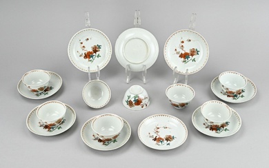8x Chinese cup + saucer