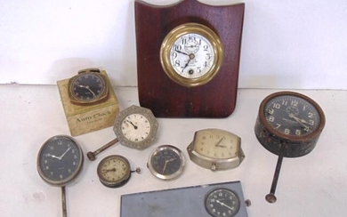 9 Vintage Wind Car Clocks, Phinney Walker, Juniper