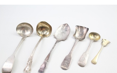 9 x Antique Vintage HM .925 Sterling Silver Spoons Inc Botto...