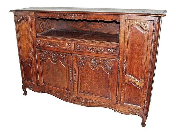 20th Century French Bahut Buffet Server Sideboard