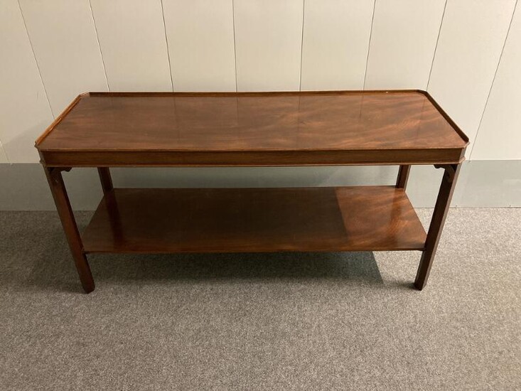 NOT SOLD. A 20th century English mahogany console table. H. 71.5. L. 150.5. W. 51 cm. – Bruun Rasmussen Auctioneers of Fine Art
