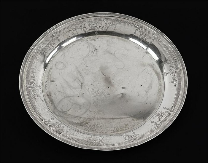 A Charles Warren Sterling Silver Tray.