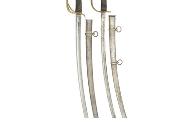 A Continental Cavalry Trooper's Sword, And An American 1860 Model...