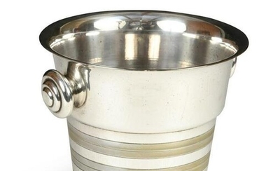 A Continental plated ice bucket, 20th century