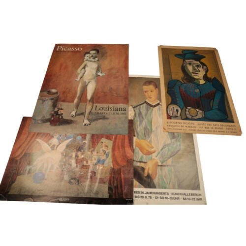 A FOLIO OF ART EXHIBITION POSTERS RELATING TO PABLO PICASSO ...