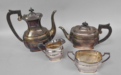 A Four-Piece Elizabeth II Silver Tea and Coffee-Service, by H....