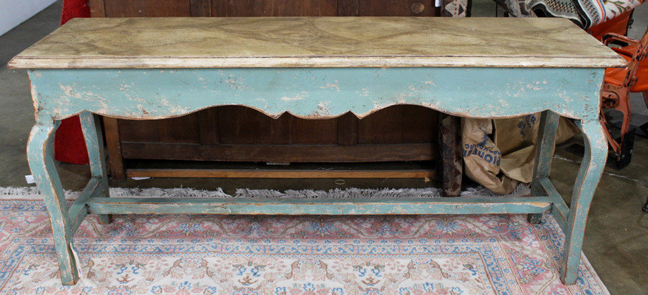 A French Provincial style console table