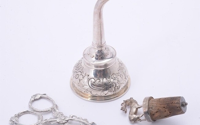 A George III silver wine funnel by George Smith (II) & Thomas Hayter
