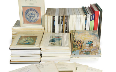 A LARGE COLLECTION OF SOTHEBY'S CATALOGUES OF CHINESE AND ASIAN...