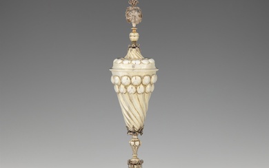 A Nuremberg silver gilt cup and cover