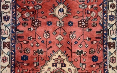 A Persian Hand Knotted Hamadan Runner, 305 X 97