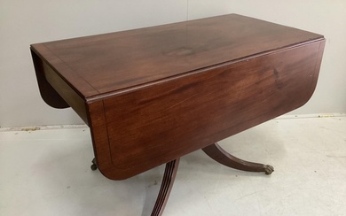 A Regency mahogany Pembroke breakfast table, width 112cm, de...