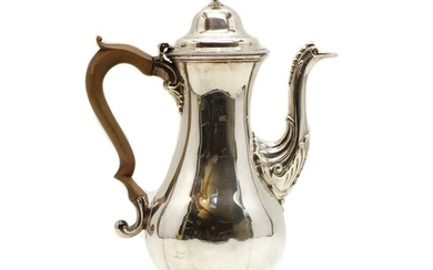 A Regency silver coffee pot