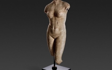A Roman carved marble figure of Venus, Circa 2nd