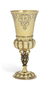 A SWISS SILVER-GILT CUP, MARK OF HANS PETER RAHN, ZURICH, CIRCA 1595-1600