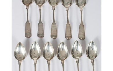 A Set of Whiting Sterling Spoons