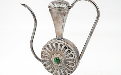 A Sterling Silver Coffee Pitcher, Israel, Prob. 1950's