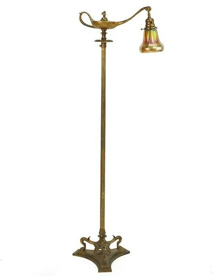 A Tiffany Studios Aladdin Floor Lamp.