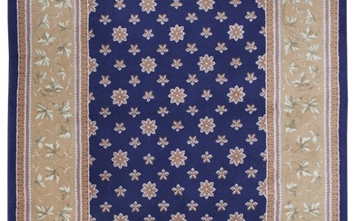 A Turkish knot Spanish carpet with stars set on...