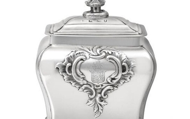 A Victorian Silver Tea-Caddy, by Henry Wilkinson and Co., Sheffield,...