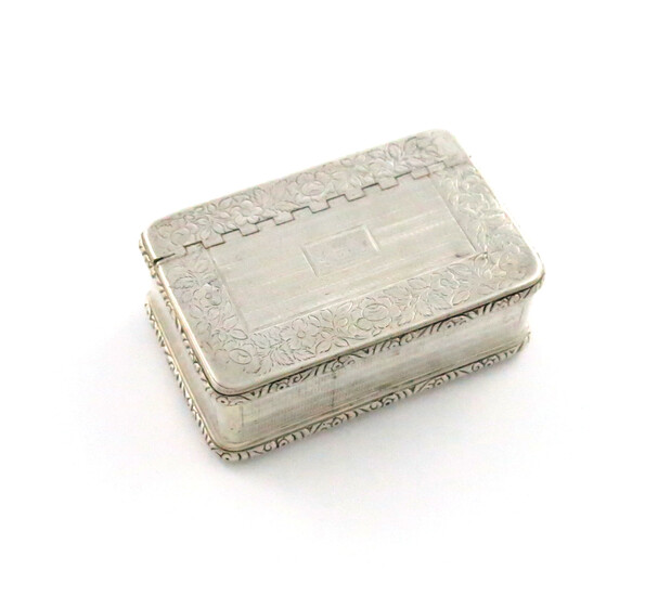 A George IV silver Regimental table snuff box