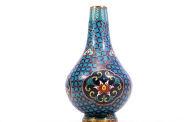 A Wonderful Cloisonne 'Flower' Vase