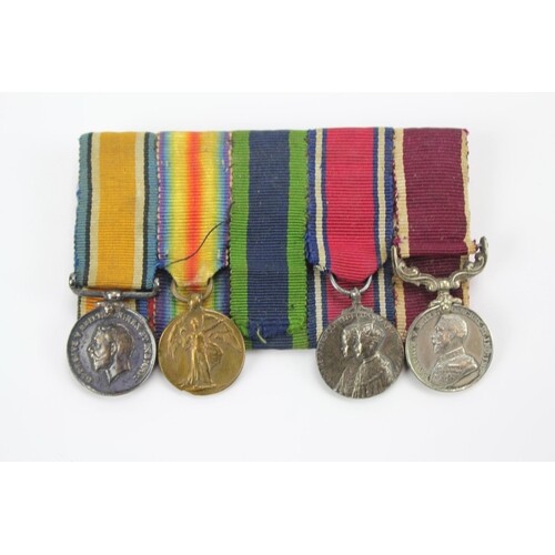 A collection of first world war Medals including the Coronat...