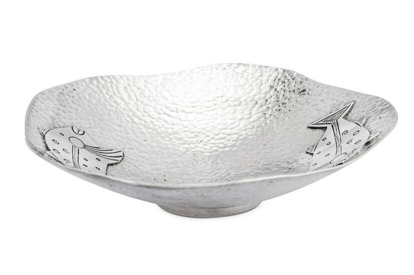 A mid-20th century Mexican sterling silver dish, Mexico
