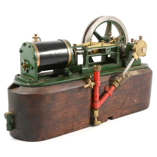 A well-engineered horizontal live-steam engine