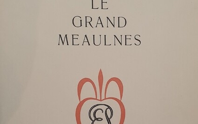 ALAIN-FOURNIER. Les Grand Meaulnes. Paris, Éditions Émile-Paul Frères, 1946. In-4, en feuilles, couverture, chemise et...