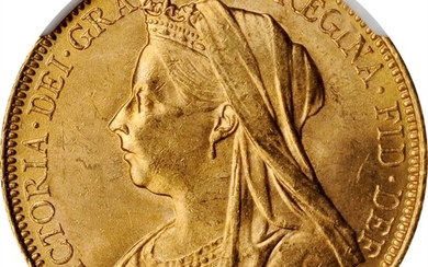 AUSTRALIA. Sovereign, 1901-S. Sydney Mint. Victoria. NGC MS-64.