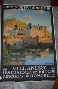 Affiche Chemin de fer d'Orléans, Constant Duval, 1…