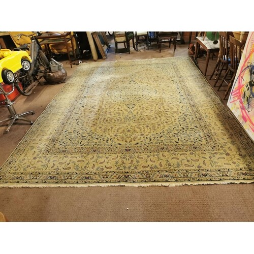 Afghanistan Ziegler hand knotted wool carpet square {290 cm ...
