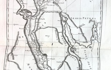 Africa, Map - Egypt / Alexandria / Cairo / Nile; Rigobert Bonne - Egyptus - 1781-1800