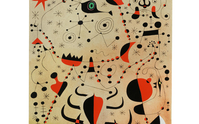After Joan Miró (1893-1983) One plate, from Constellations