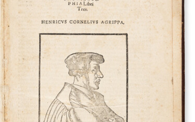 Agrippa, Henricus Cornelius (1486?-1535) De Occulta Philosophia Libri Tres. [Cologne: ?Johannes Soter], 1533....