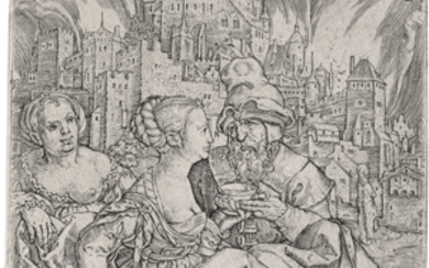 Aldegrever, Heinrich (1502 Paderborn - 1555/62 Soest)Lot und seine Töchter