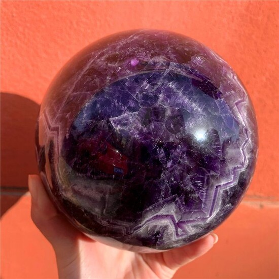 Amethyst (purple variety of quartz) Sphere - 120×120×120 mm - 2950 g