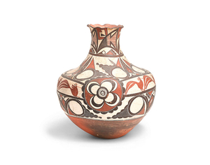 An Acoma polychrome vase