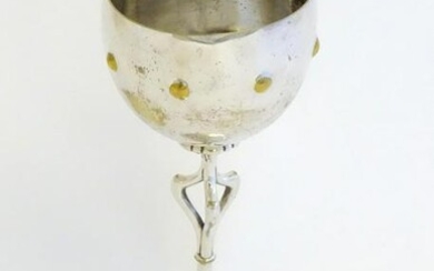 An Arts & Crafts WMF silver plate goblet / trophy cup