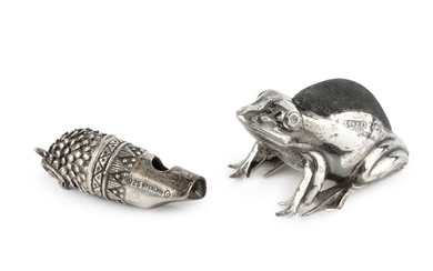 An Edwardian silver novelty pincushion, in the form of a...