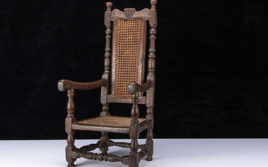 An English oak 17th century style child’s chair