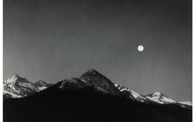 Ansel Adams (1902-1984), Moonrise from Glacier Point, Yosemite National Park, California (1955)