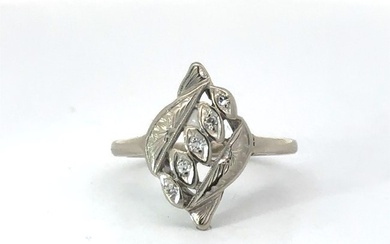 Antique Diamond Ring - 14K
