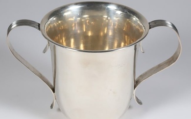 Antique English Sterling Silver Loving Cup, circa 1899