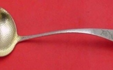 Antique Hammered by Whiting Sterling Silver Soup Ladle Figural