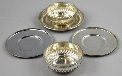 Antique International Silver Santa Fe Ry Plates, Bowls